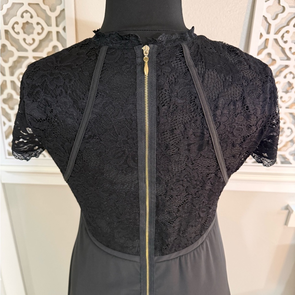 Chic Black Lace Maxi Dress - Picture 8 of 12